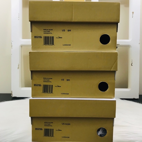 MK Emilia Leather Slide Slip On Espadrilles - Picture 9 of 9